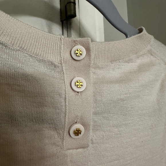 Tory Burch Light Pink Short Sleeve Tee - Picture 5 of 8